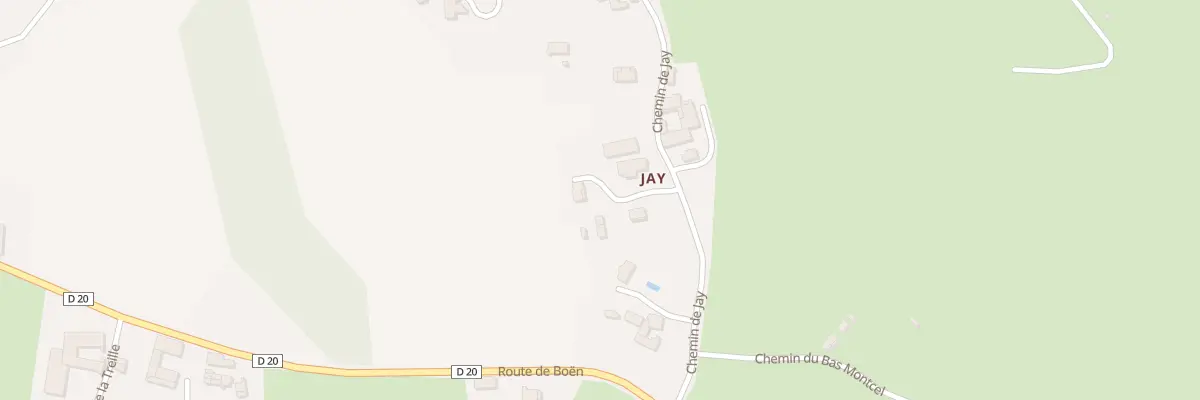 Plan du 191 Che de Jay à Saint-Sixte