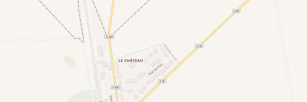 Plan du 13 Rue du Parc à Loivre