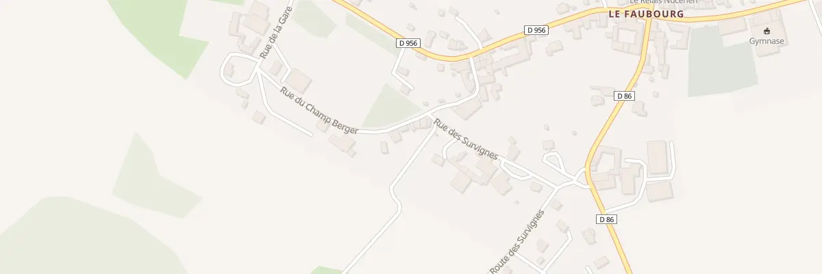 Plan du 8 Rue du Champ Berger à Noyers