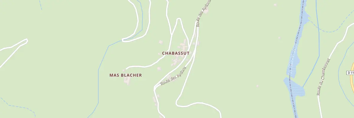 Plan du 5172 Les Aydons à Pied-de-Borne