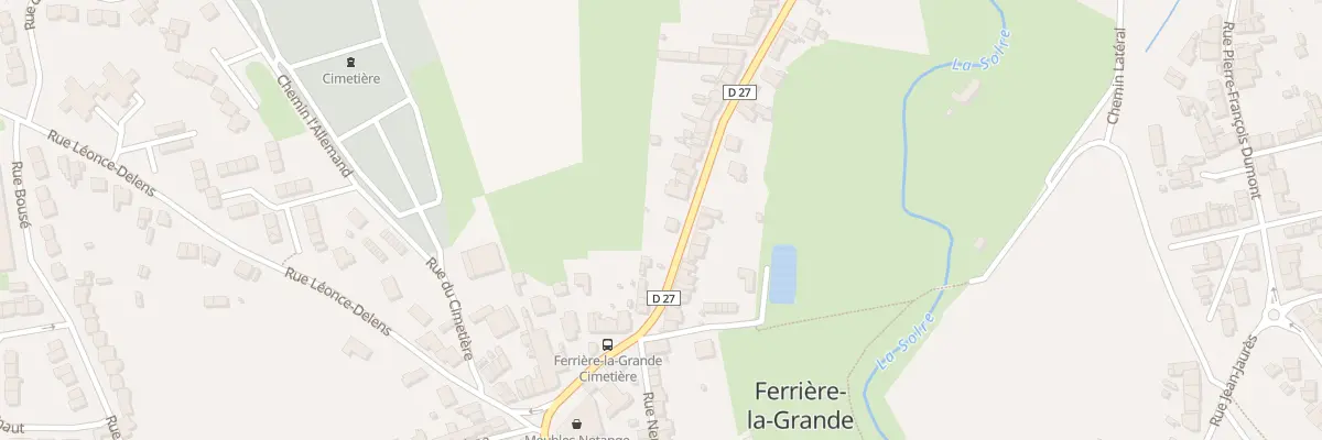 Plan du 33 Rue du Général de Gaulle à Ferrière-la-Grande