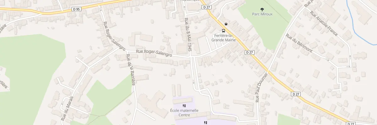 Plan du 37 Rue Roger Salengro à Ferrière-la-Grande