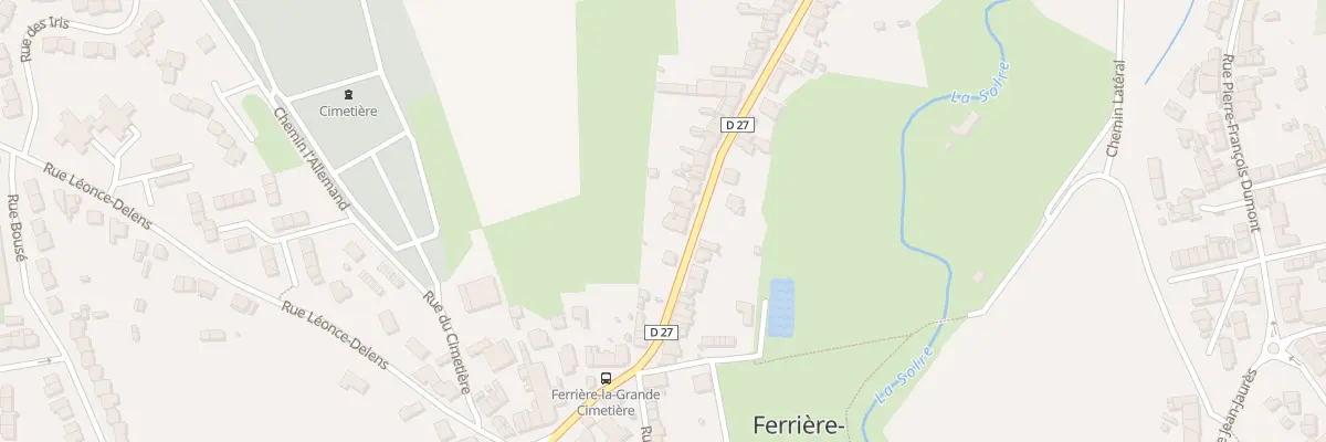 Plan du 35 Rue du Général de Gaulle à Ferrière-la-Grande