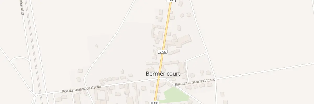Plan du 3 Rue de la République à Berméricourt