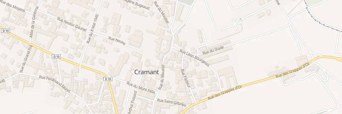 Plan du 206 Rue du Moutier à Cramant