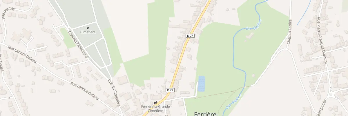 Plan du 37 Rue du Général de Gaulle à Ferrière-la-Grande