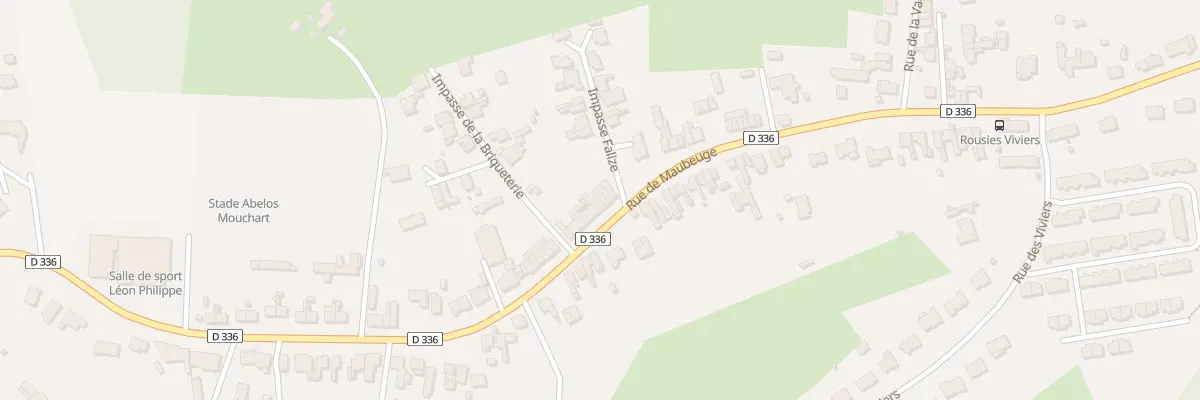 Plan du 90 Rue de Maubeuge à Rousies