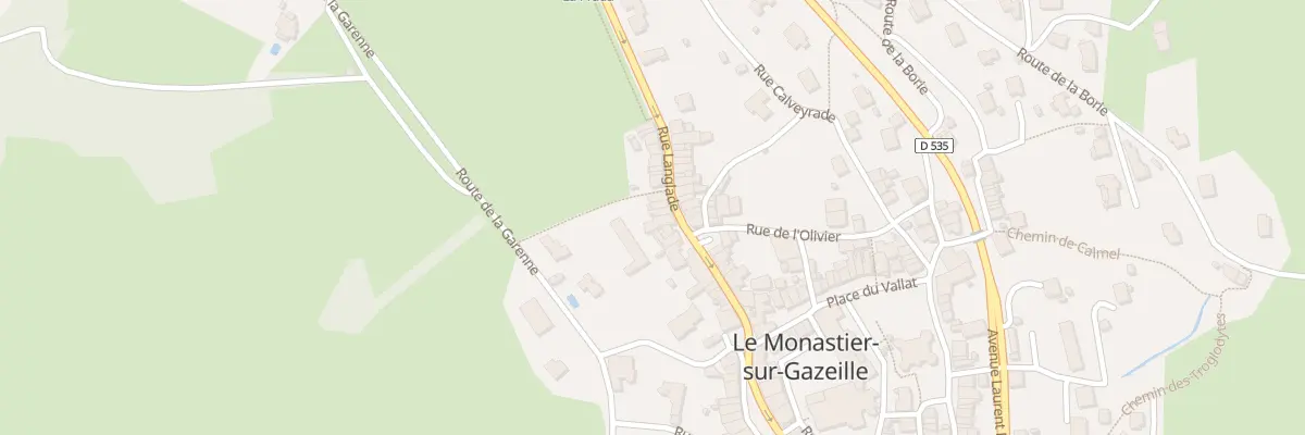 Plan du 24 Rue Langlade au Monastier-sur-Gazeille