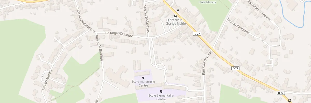 Plan du 29 Rue Roger Salengro à Ferrière-la-Grande