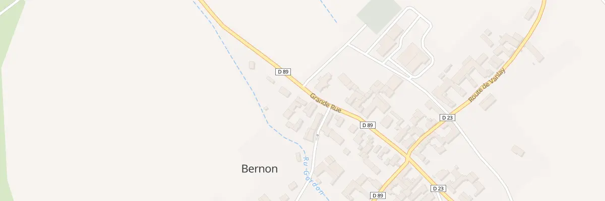 Plan du 8 Rue Grande Rue à Bernon