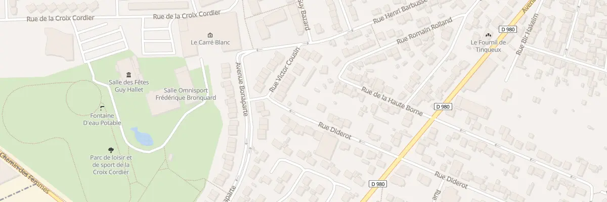 Plan du 1 Rue Diderot à Tinqueux