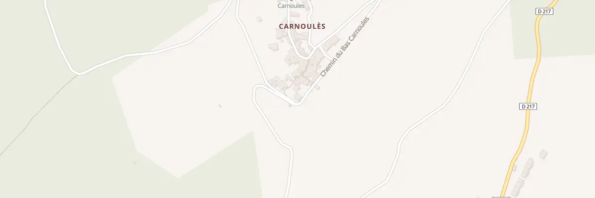 Plan du 234 Che du Bas Carnoules à Saint-Sébastien-d’Aigrefeuille