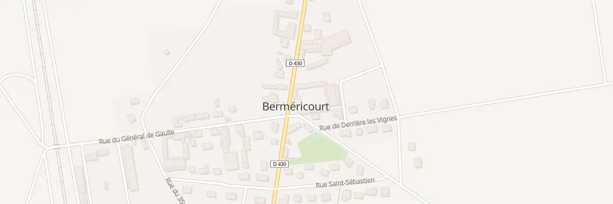 Plan du 2 Rue de la République à Berméricourt