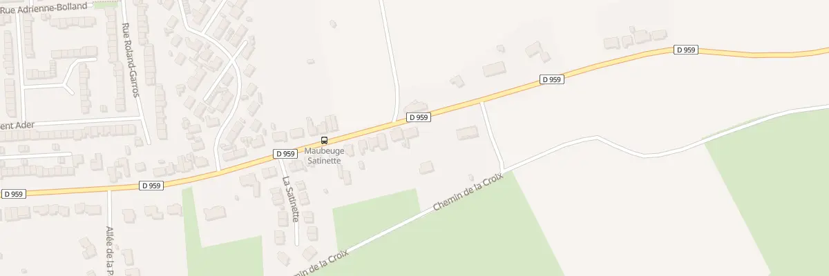 Plan du 182 Rte d’Assevent à Maubeuge