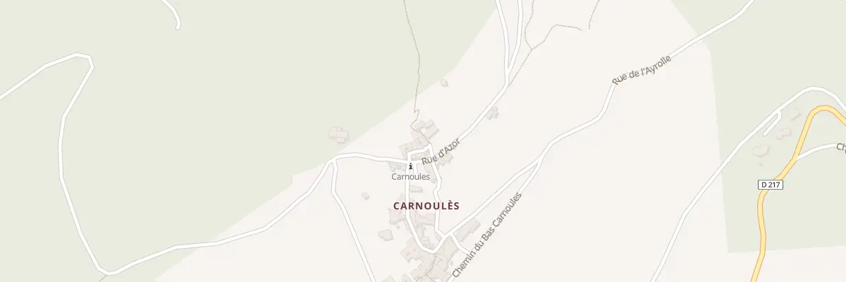 Plan du 25 La Calade de Carnoules à Saint-Sébastien-d’Aigrefeuille