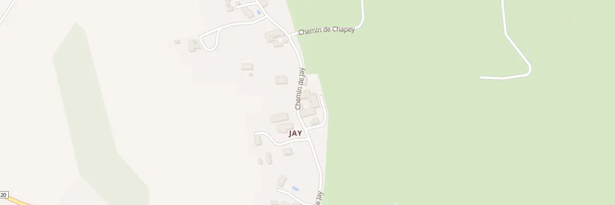 Plan du 270 Che de Jay à Cezay