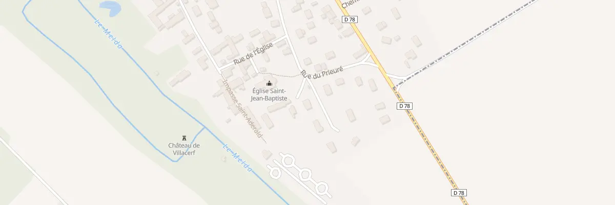 Plan du 2 Rue de la Vigne du Parc à Villacerf