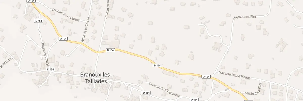 Plan du 1750 Rte de la Plaine à Branoux-les-Taillades
