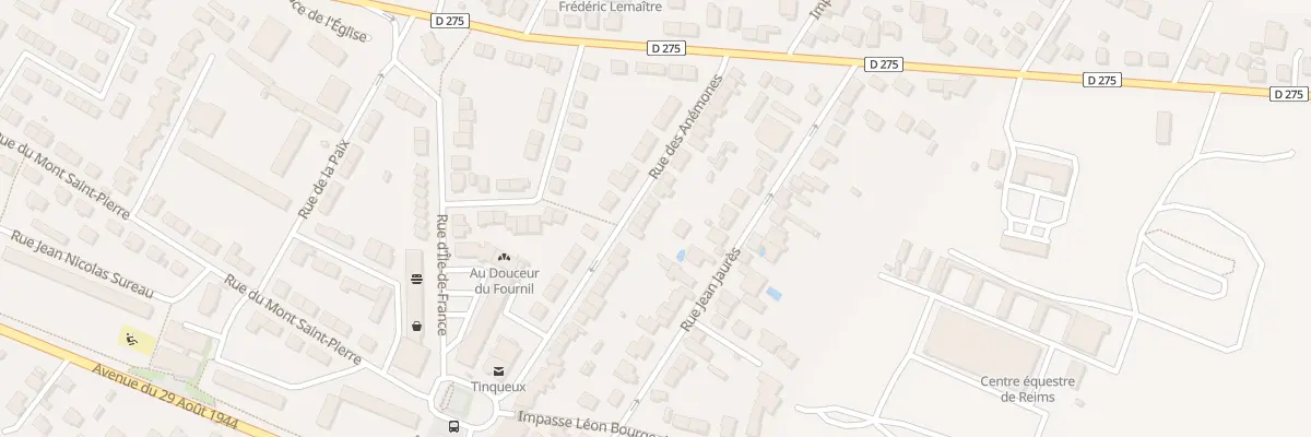 Plan du 36 Rue des Anémones à Tinqueux