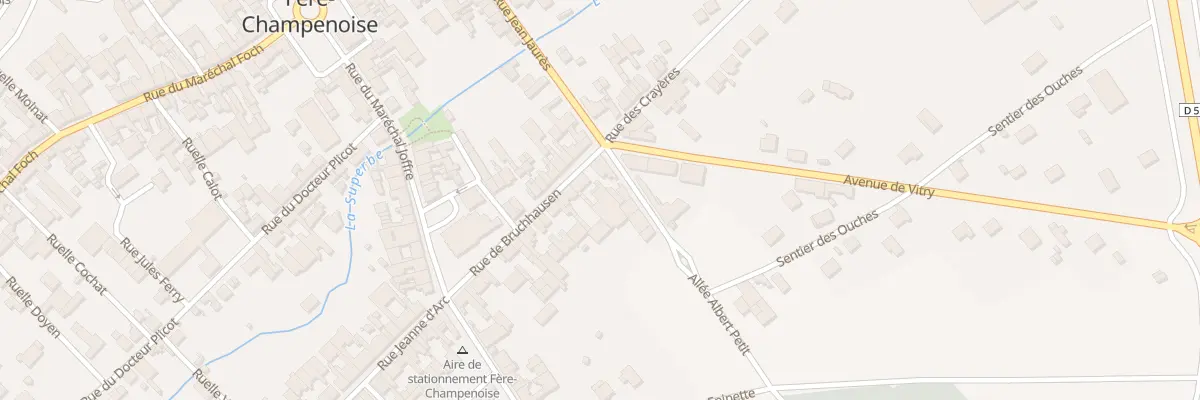 Plan du 146 Rue de Bruchhausen à Fère-Champenoise