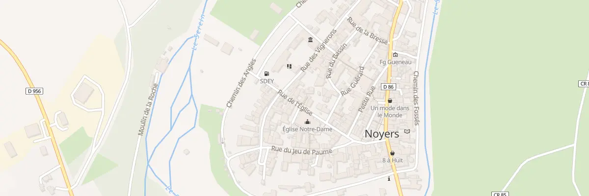 Plan du 19 Rue de l’Eglise à Noyers