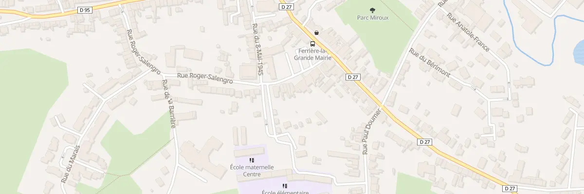 Plan du 21 Rue Roger Salengro à Ferrière-la-Grande