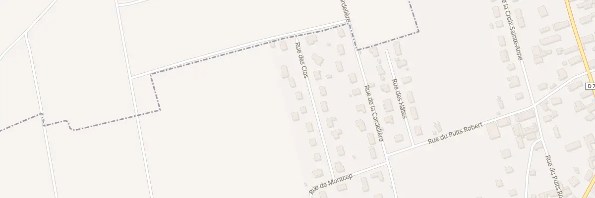 Plan du 11 Rue des Clos à Bouilly