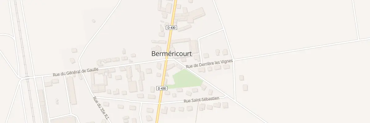 Plan du 1 Rue de Derriere les Vignes à Berméricourt