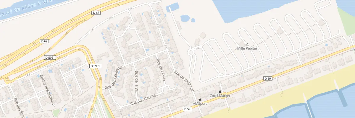 Plan du 148 Rue de l’Aigoual Carnon à Mauguio