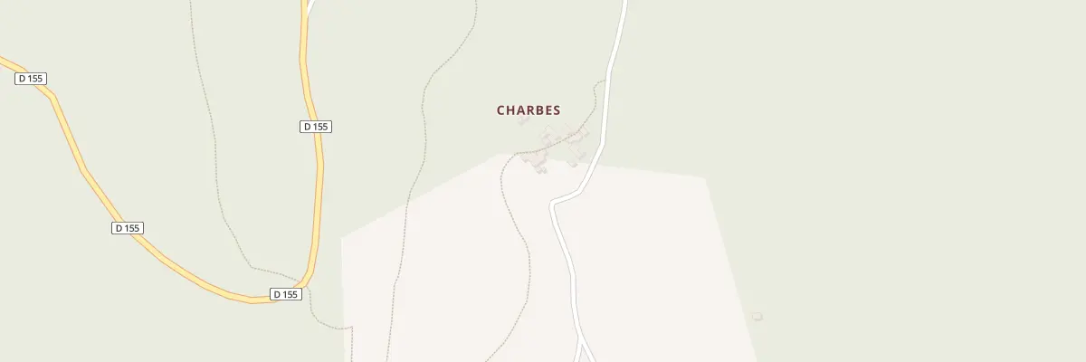 Plan du 5111 Charbes à Aujac