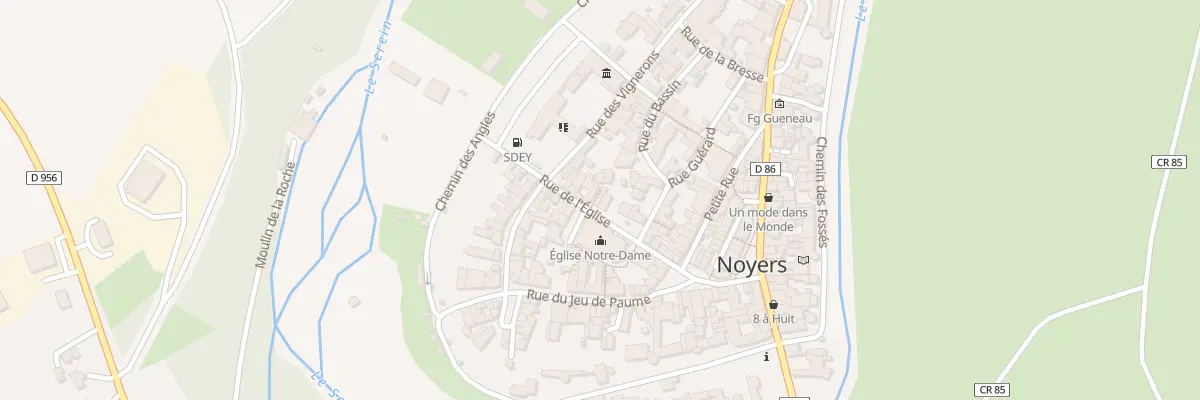 Plan du 9 Rue de l’Eglise à Noyers
