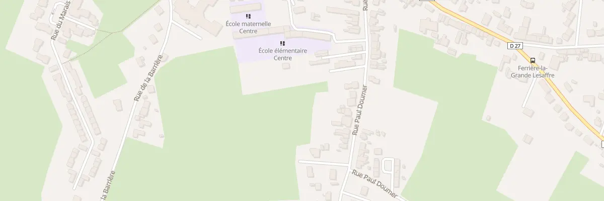 Plan du 48 Rue Paul Doumer à Ferrière-la-Grande