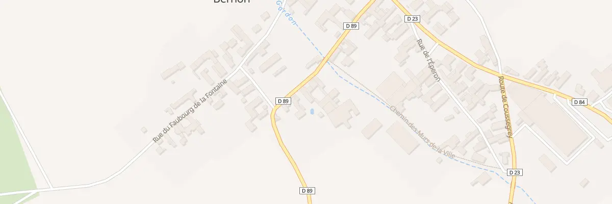 Plan du 13 Rue du Pont à Bernon