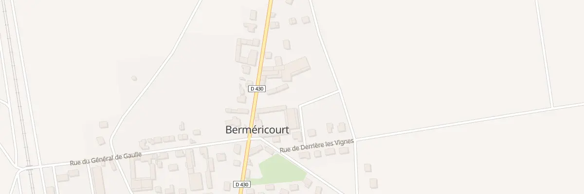 Plan du 3 Rue Gilbert Chrétien à Berméricourt