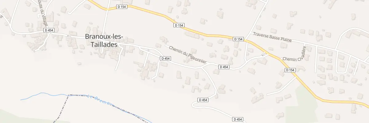 Plan du 16 Rte du Village à Branoux-les-Taillades