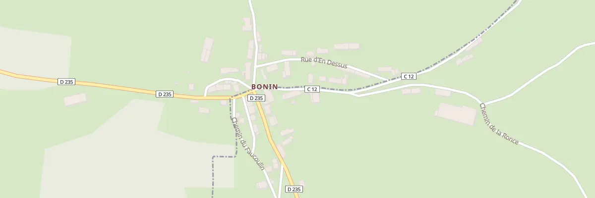 Plan du 10 Rte de Montegus à Montsauche-les-Settons