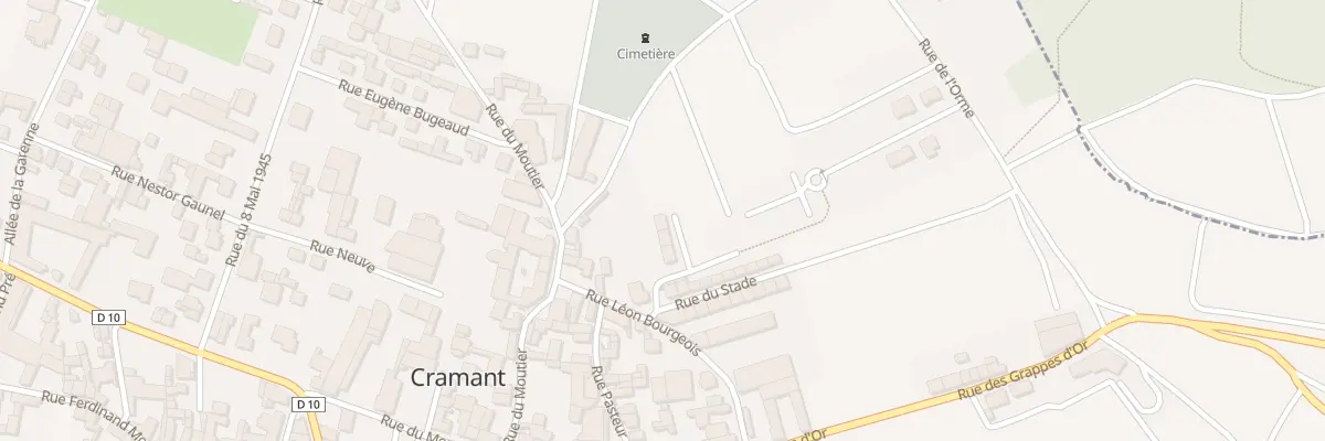 Plan du 33 Rue du Stade à Cramant