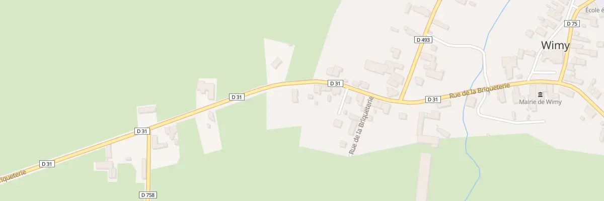 Plan du 33B Rue de la Briqueterie à Wimy