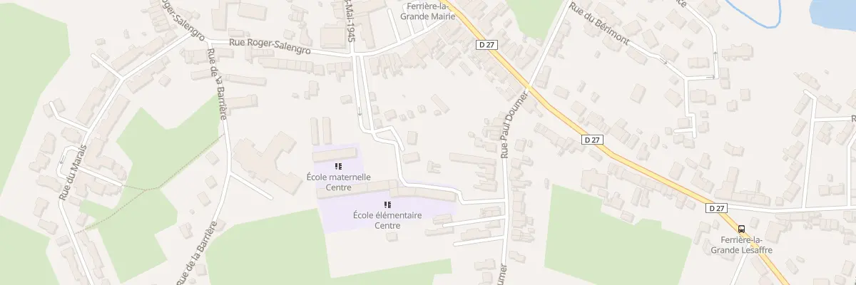 Plan du 33Q Rue Roger Salengro à Ferrière-la-Grande