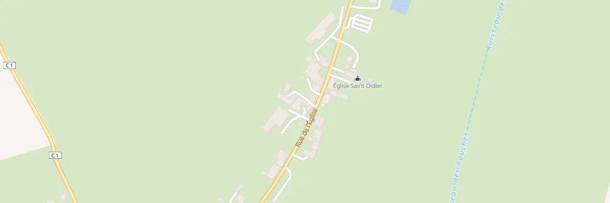 Plan du 1 Imp des Mesanges à Athie