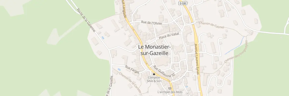 Plan du 1 Pl François d’Estaing au Monastier-sur-Gazeille