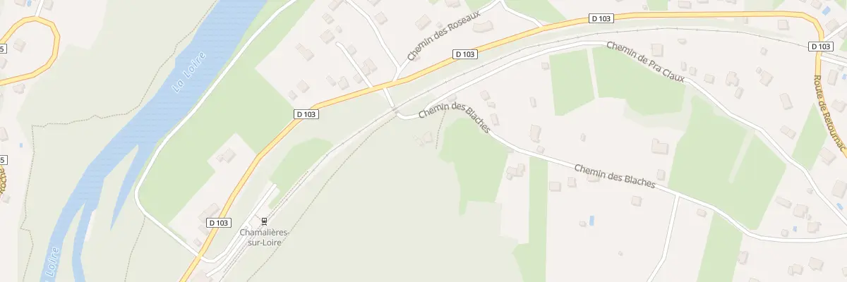 Plan du 96 Che des Blaches à Chamalières-sur-Loire
