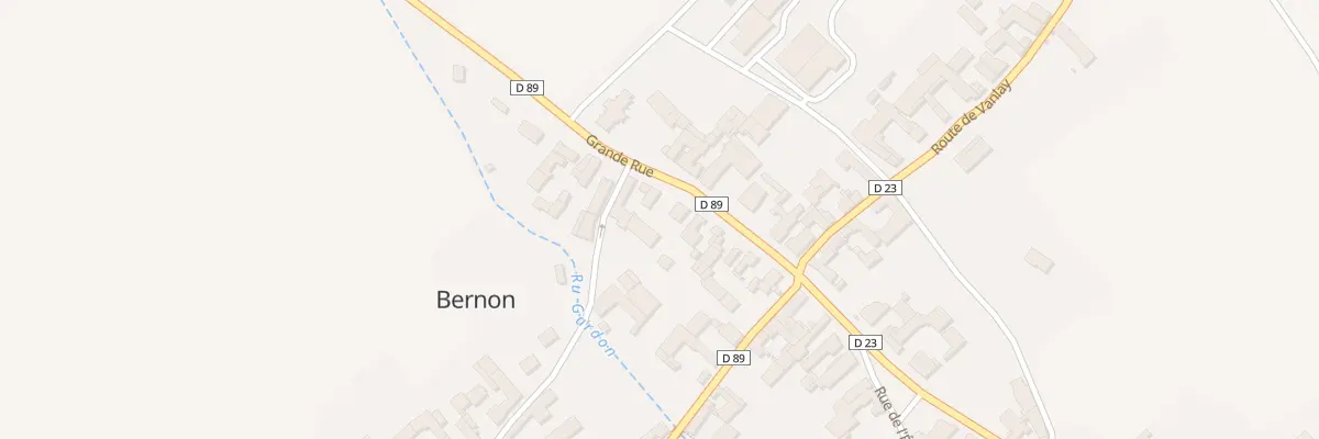 Plan du 14A Rue Grande Rue à Bernon