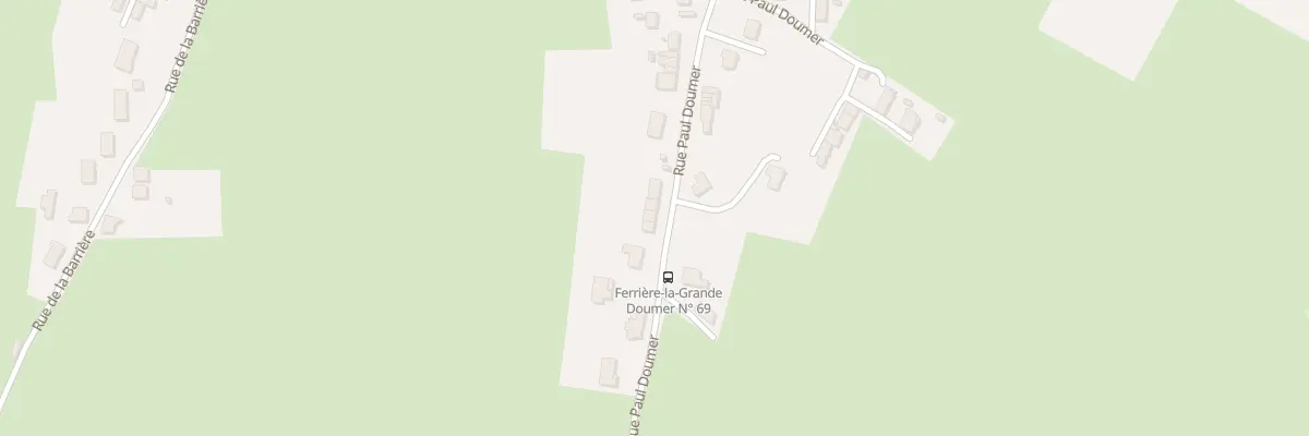Plan du 88 Rue Paul Doumer à Ferrière-la-Grande