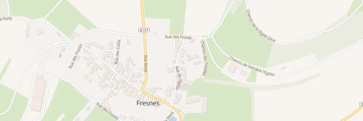 Plan du 1 Rue de la Cour Commune à Fresnes