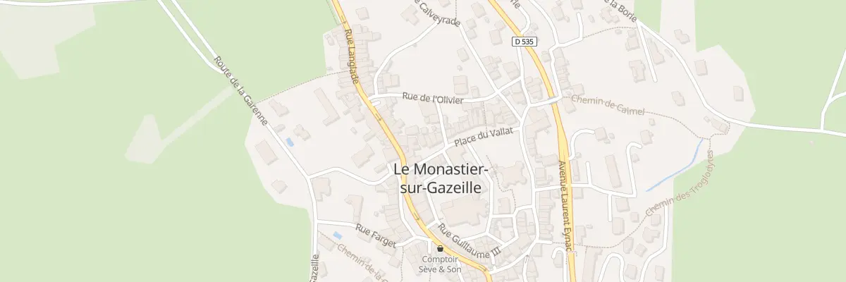 Plan du 5 Mte Saint-chaffre au Monastier-sur-Gazeille
