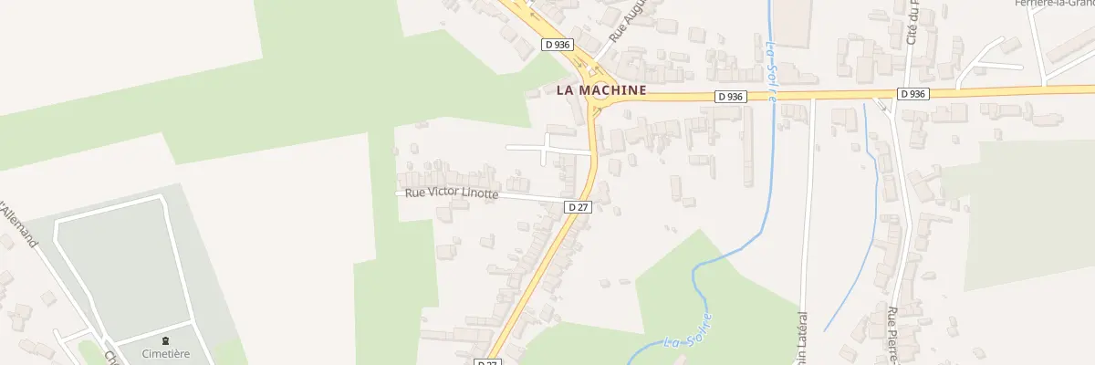 Plan du 107 Rue du Général de Gaulle à Ferrière-la-Grande