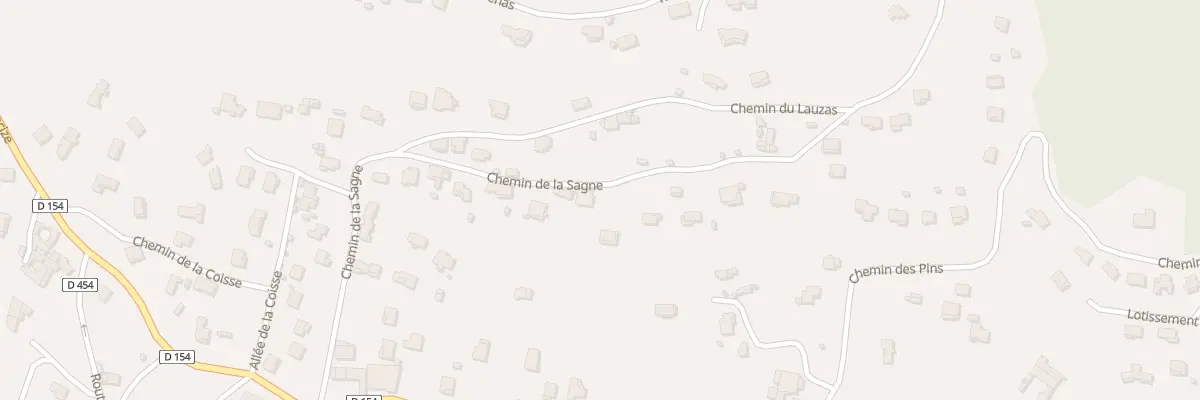 Plan du 424 Che de la Sagne à Branoux-les-Taillades