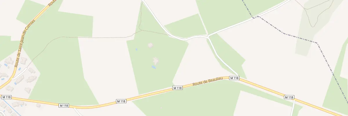 Plan du 519 Rte de Beaulieu à Saint-Drézéry