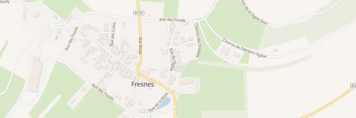 Plan du 2 Rue de l’Eglise à Fresnes